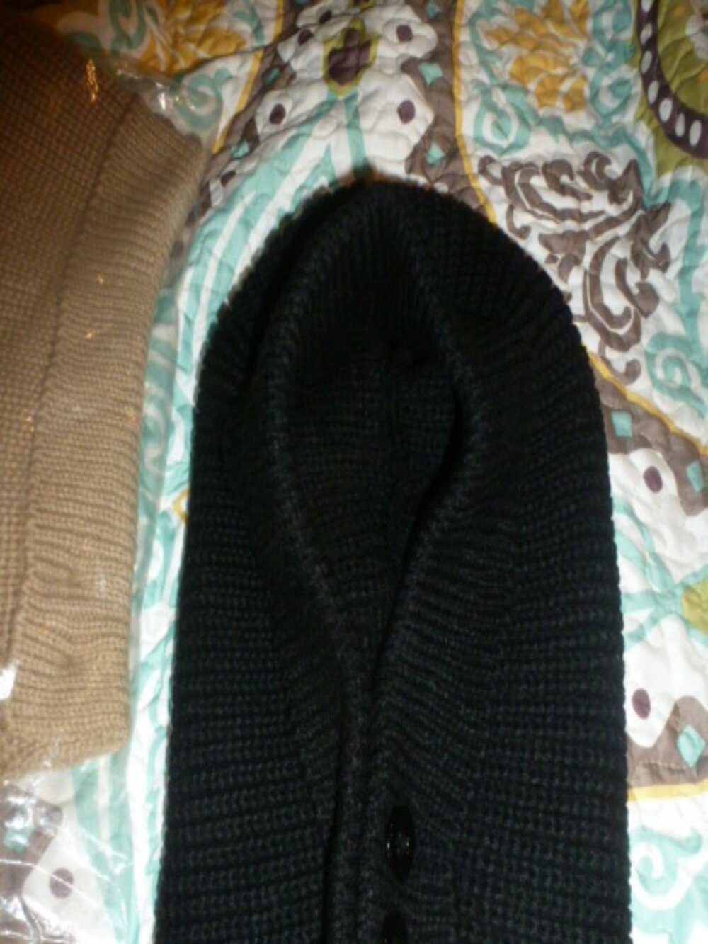 Women’s Knit Hood Hat Balaclava – Button Closure
